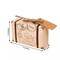 24 Light Brown Mini Suitcase Design Favor Boxes with Tags Party Events Supplies